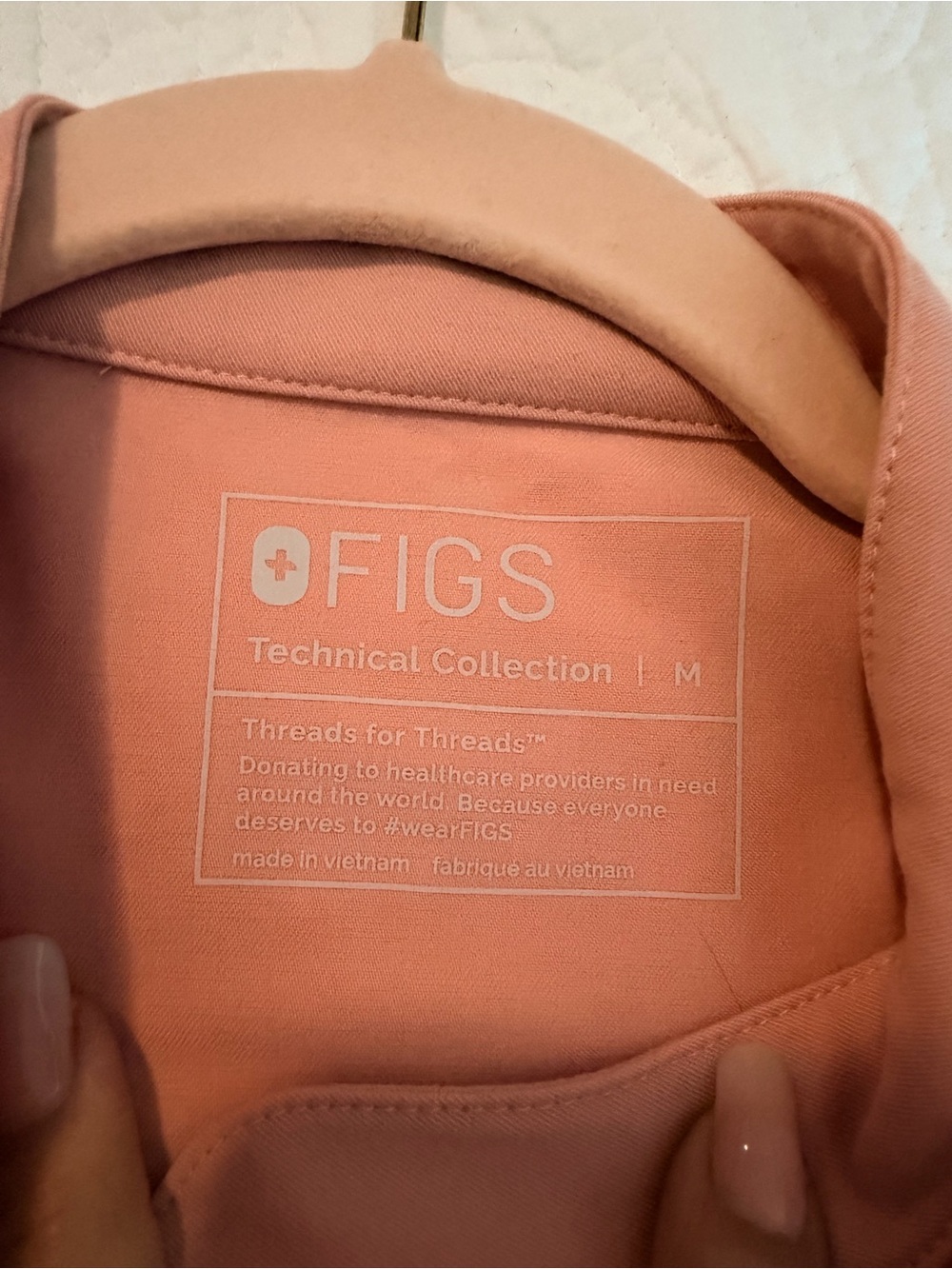 Figs Pink Sand Utility Jumpsuit - Picture 3 of 5